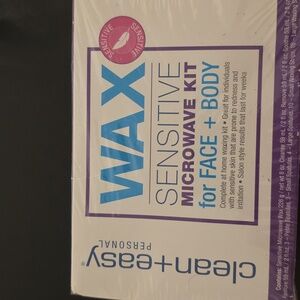 Clean + easy Personal Wax Microwave Kit for Face + Body